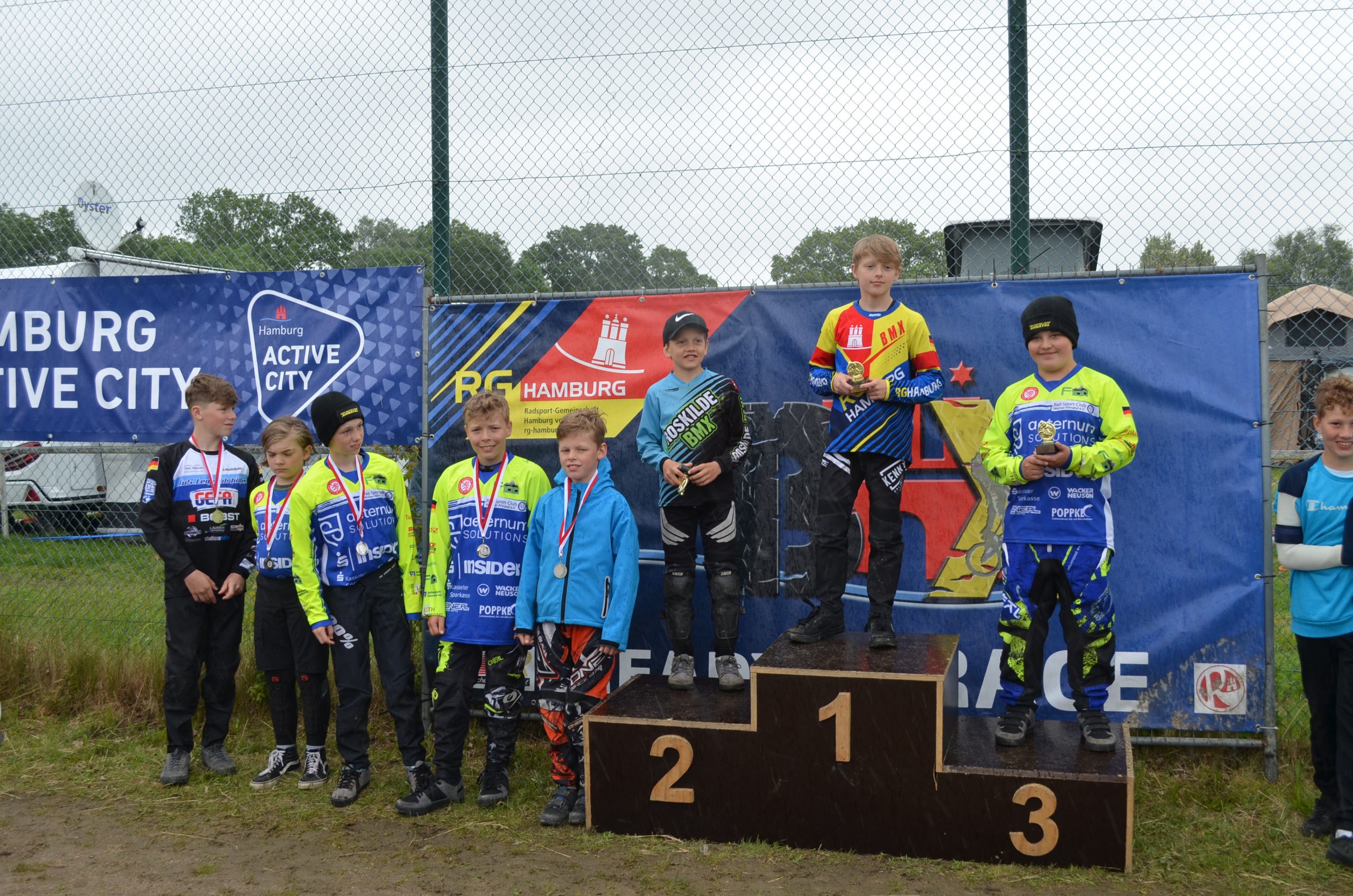BMX Nordcup in Hamburg am Race Track Neusurenland