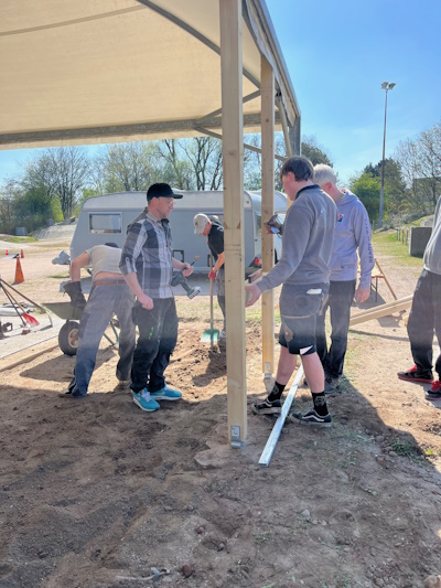 Bahnbau am 12. April 2025