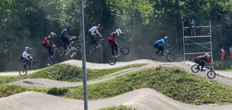 Marc Teichmann beim UEC BMX European Cup in Stuttgart