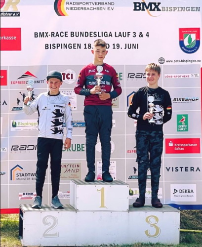 Louis Romeyke-Schlapper auf Platz 1