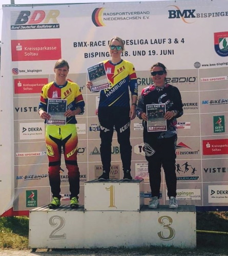 Chrissy Wiesner auf Platz 1 und Judith Tauber auf Platz 2