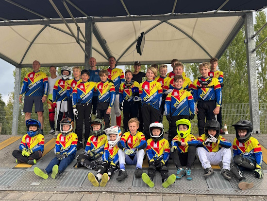 RG Hamburg Team beim BMX Bundesliga-Rennen