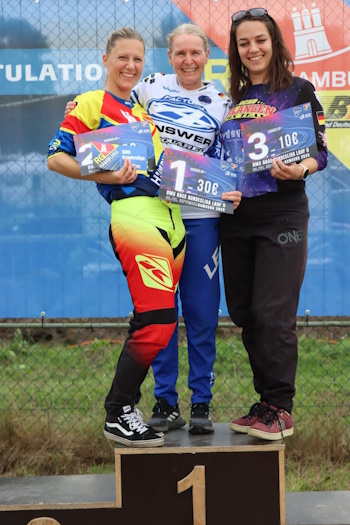 Siegerehrung BMX Bundesliga Hamburg