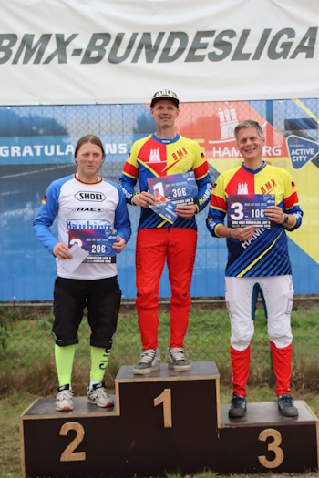 Siegerehrung BMX Bundesliga Hamburg