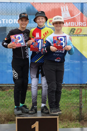 Siegerehrung BMX Bundesliga Hamburg