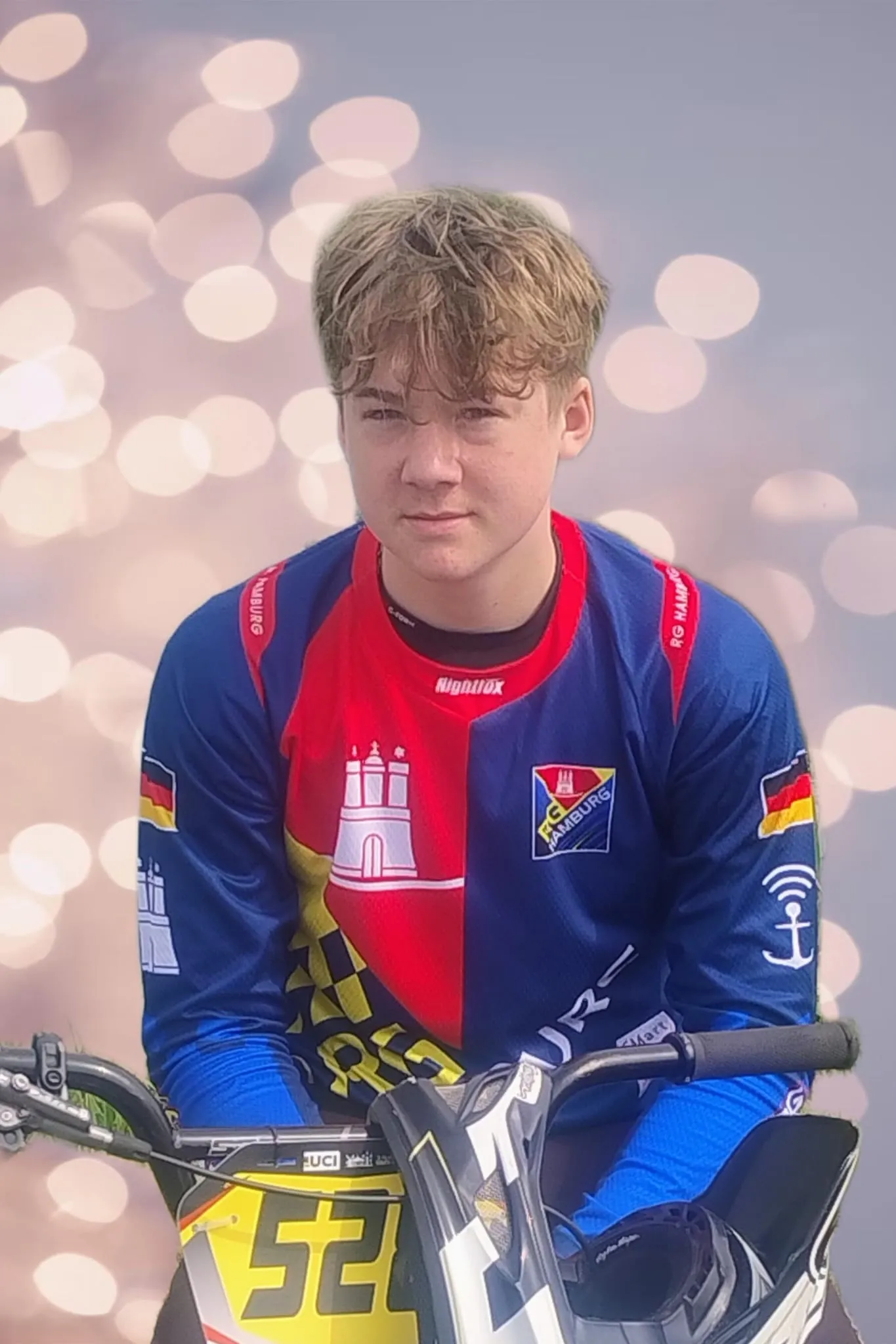 Kris Flettner im RG-Hamburg-Trikot beim 3 Nations Cup in Antoing (Belgien)