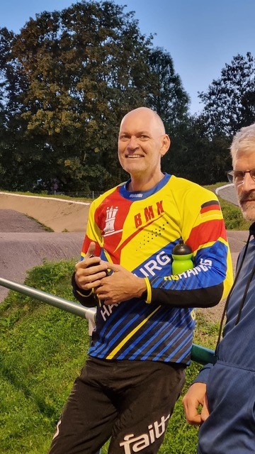 Jörn beim BMX-Schnuppertraining