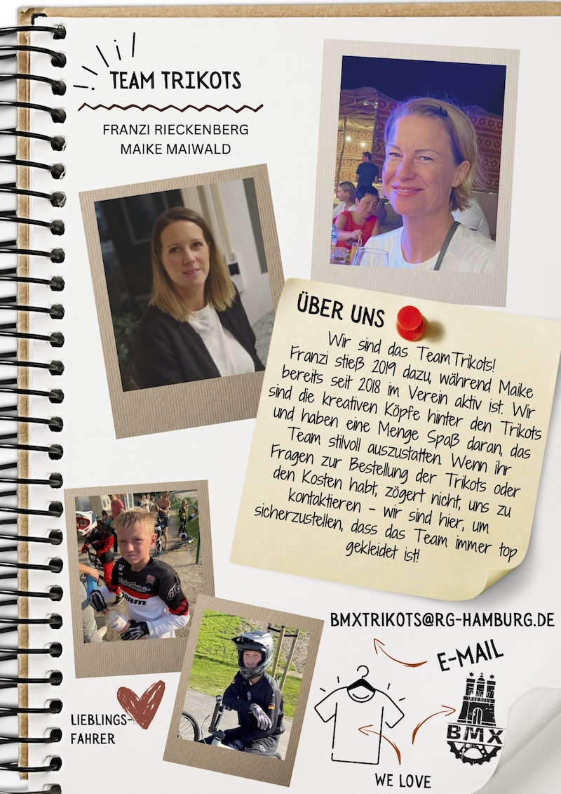 Team Trikots — Spartenleitung RG Hamburg BMX