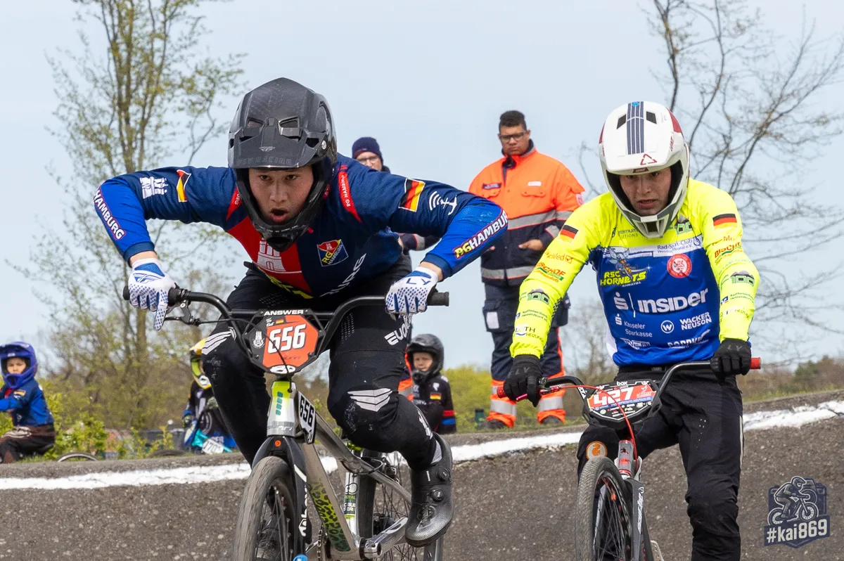 Startaktion beim BMX NordCup in Vechta