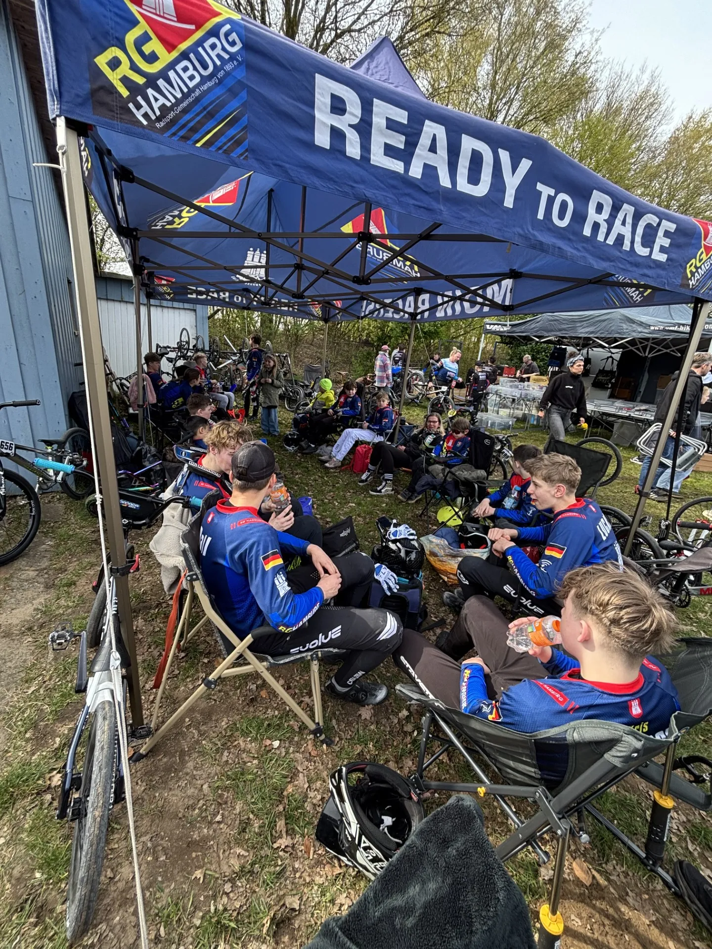 RG Hamburg Fahrer*in auf der Strecke in Vechta