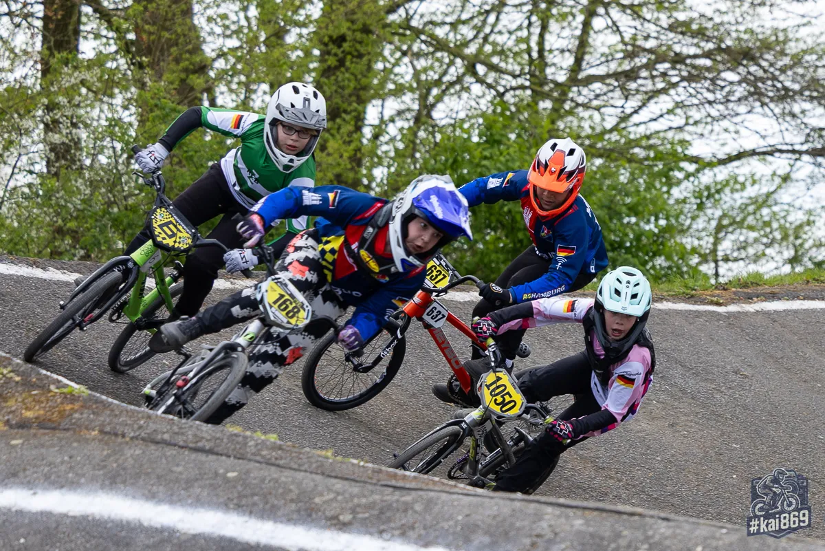 Siegerehrung beim BMX NordCup in Vechta